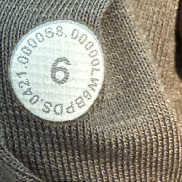 LULULEMON sz 6 Wunder Train High-Rise Crop Legging 23" in Thread Dye Rover Black - Picture 10 of 11